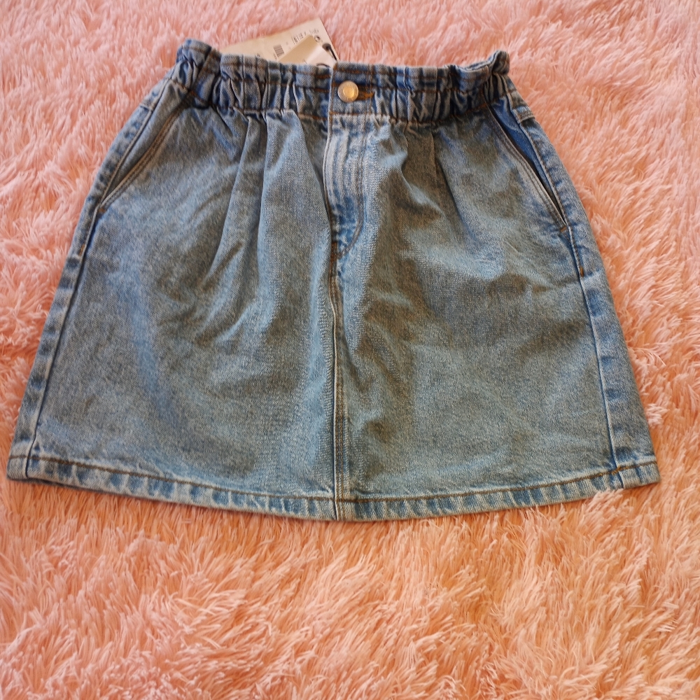 Girl jean skirt